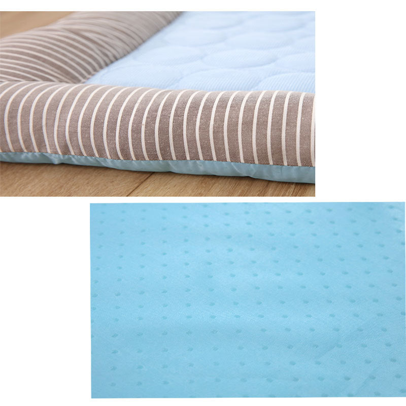 Pet Cooling Pad Bed For Dogs Cats Puppy Kitten Cool Mat Pet Blanket Ice Silk Material Soft For Summer Sleeping Pink Blue Breathable