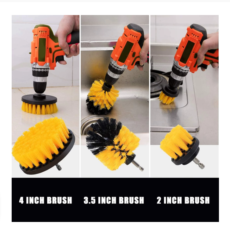 Electric Drill Brush Household Cleaning Dedusting Brush Cleaning Brush