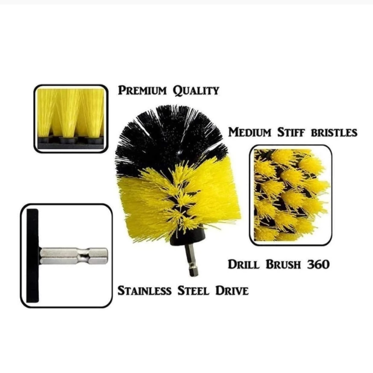 Electric Drill Brush Household Cleaning Dedusting Brush Cleaning Brush