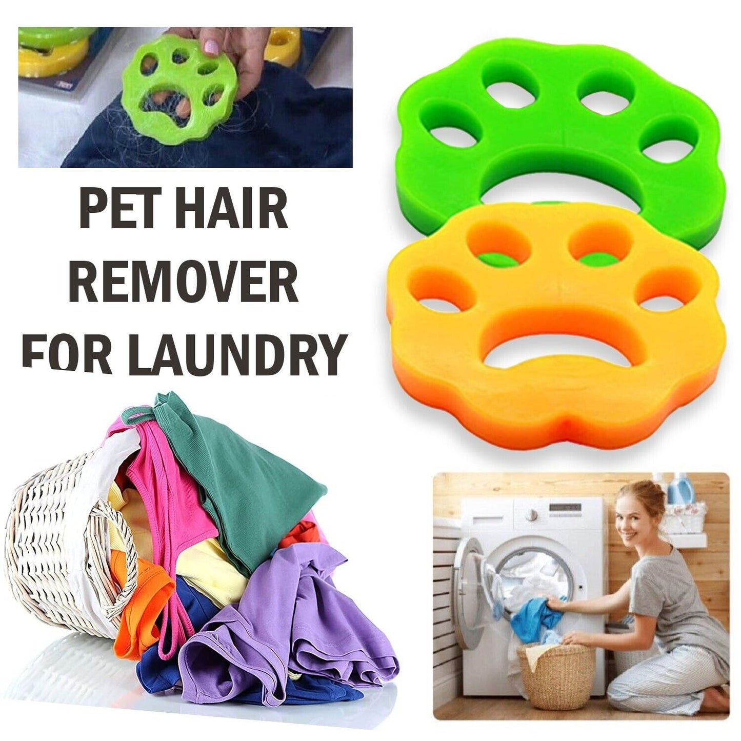 Catcher Laundry Washing Machine USA Pet Hair Remover For Laundry Reusable